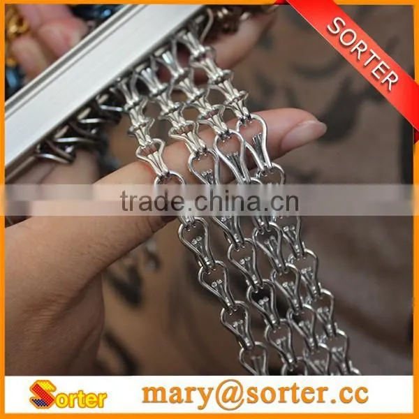 Decorative Aluminum Double Hook Chain Door Curtains photo-4