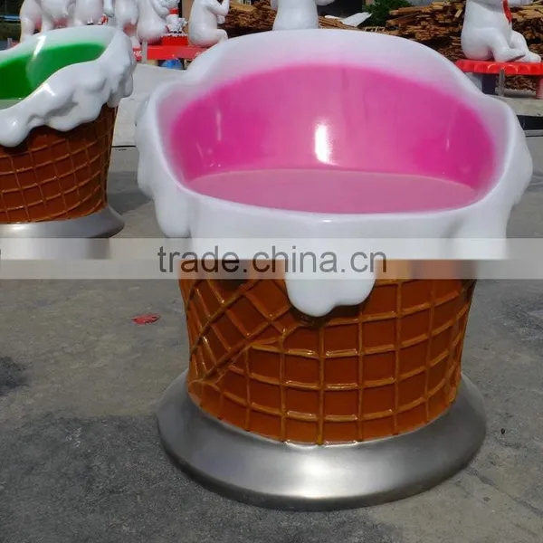 Ice Cream Table and Chair for Hotel or Bar photo-5