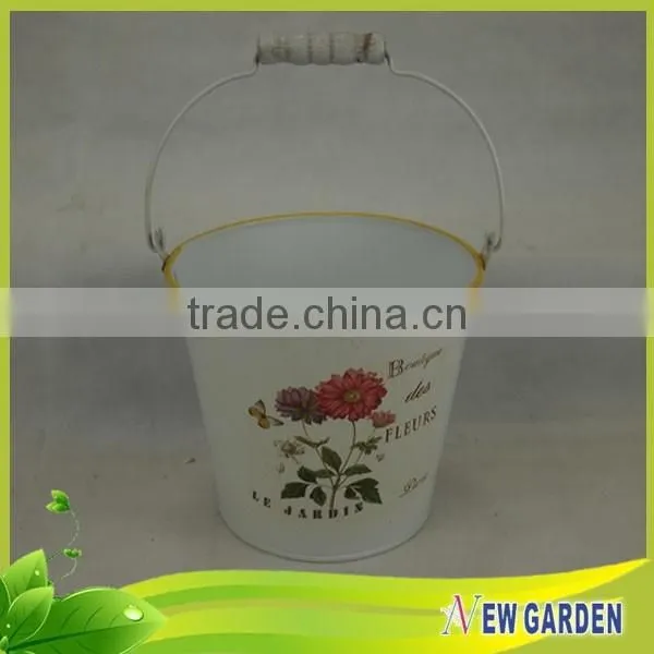Unique Luxury Handicraft High Quality Barrel Flower Pots With Handles photo-5