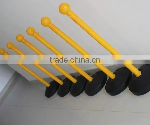 Black&Yellow Plastic Road Safety Barrier photo-5