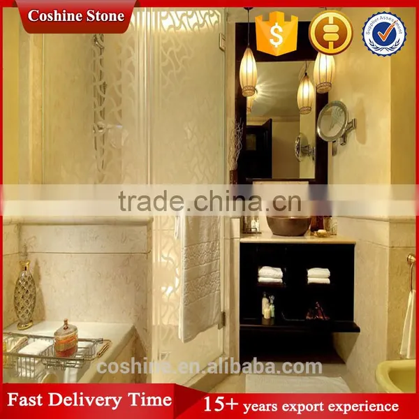 Hight Quality Decoration Jurassic Beige Marble Big Slabs photo-5