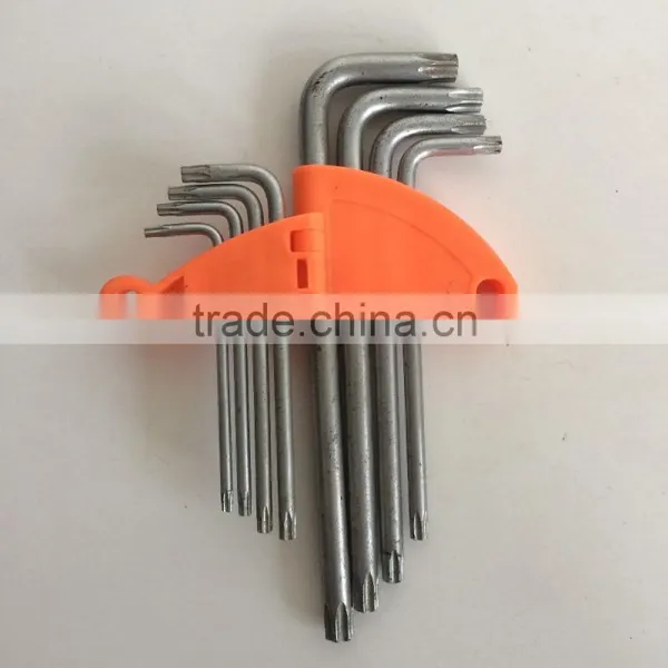 Factory Directly Galvanization 10PC Allen Wrench Hex Key Hand Tool Set photo-2