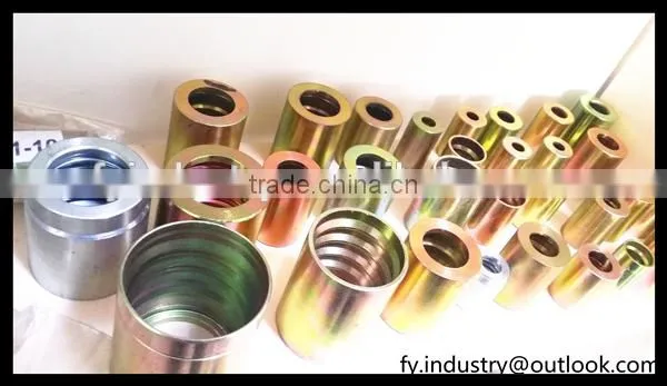 High Quality CNC Manufacture Carbon Steel Hose Ferrules ( Medium Weight Hose) photo-2