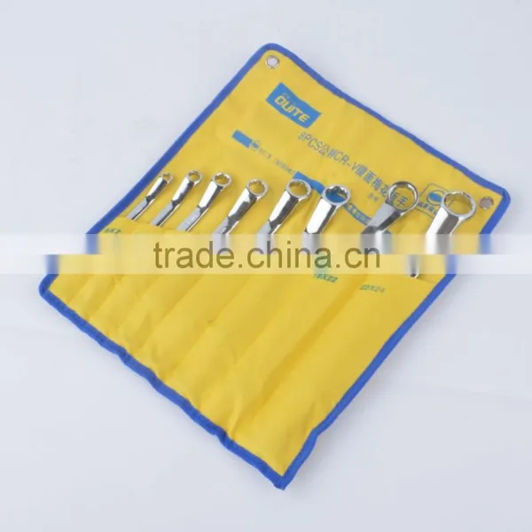 8pcs Mirror Surface Double Offset Ring Wrench Set,8pcs Anti-rust Spaner Wrench Ring Set ,8 Pcs Double Ring Wrench Set photo-5