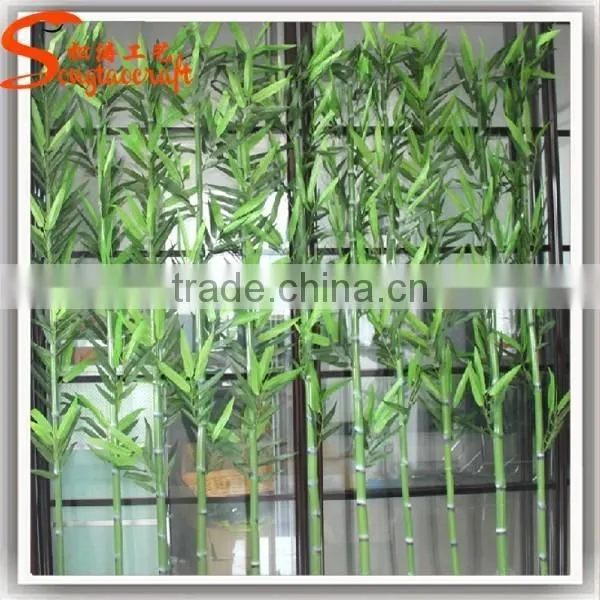 2015 China Factory Wholesales Plastic Fake Artificial Lucky Garden Bamboo Fence Branches Leaves photo-4