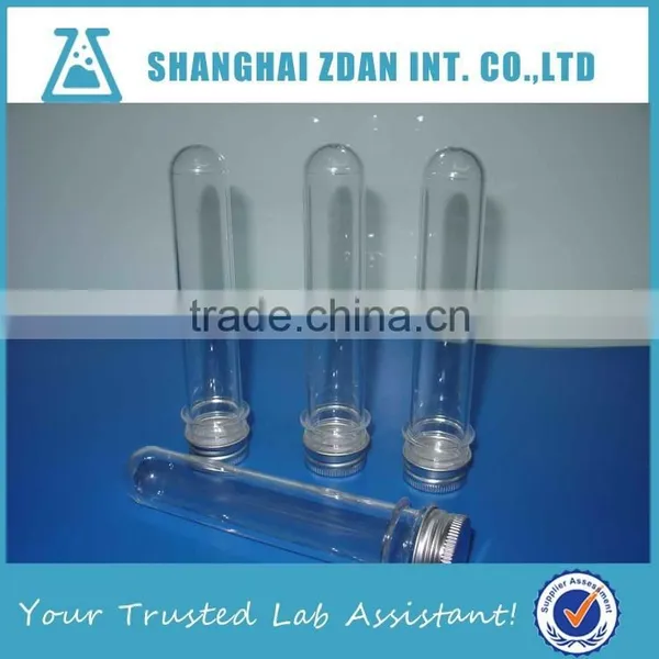 PET,PP,PS Plastic Test Tube With Screw Cap,Round Bottom photo-3
