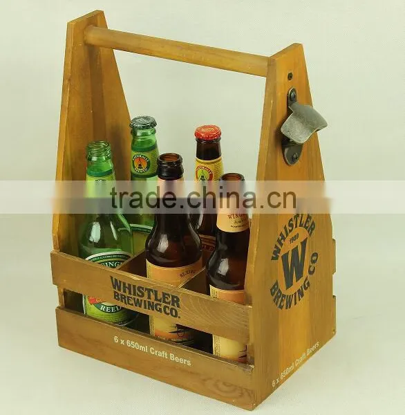 4 Bottles 6 Bottles Wooden Wine Crate photo-4