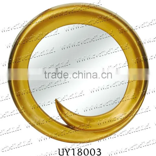 PU Fine Handmade Anqiue High-quality Decor Wall Mirrors photo-5