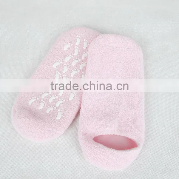 Heel Moisture Socks Gel Cushion Heel Support photo-3