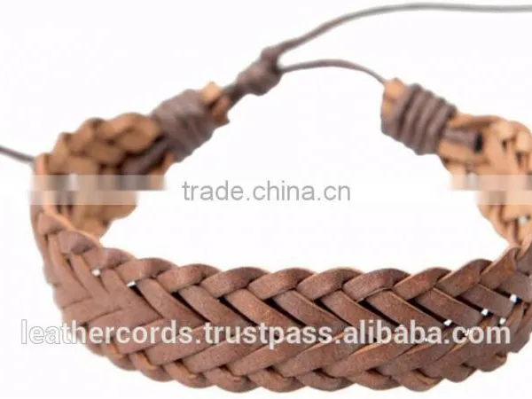 Beautiful Attractive Simple and Sober Leather Bracelet for Teens Mens and Womens Cross Bracelet photo-3