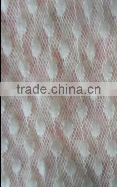 R&H Best Quality Heavy African Lace Fabric Elastic Tulle Fabric 100% Cotton Nigeria Cord Lace photo-5