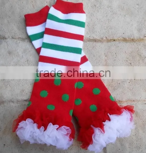 New Baby Leg Warmers With Ruffles and Good Quality Cotton Legging Chevron Ruffle Leg Warmers Infant Socks Leggings photo-3