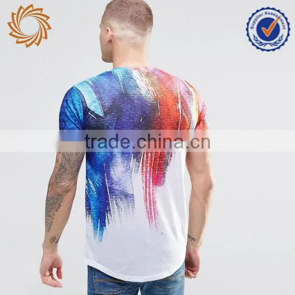 Mens Promotional 100% Polyester Sublimation Printing t Shirt Buyer photo-2