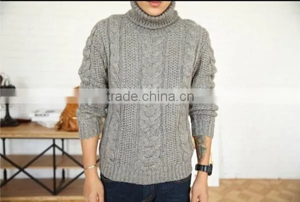 Men's Lastest Korean Young Style Sweater Pullover photo-2