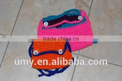 Crochet Dog Backpack Handmade Dog Carrier Backpack photo-3