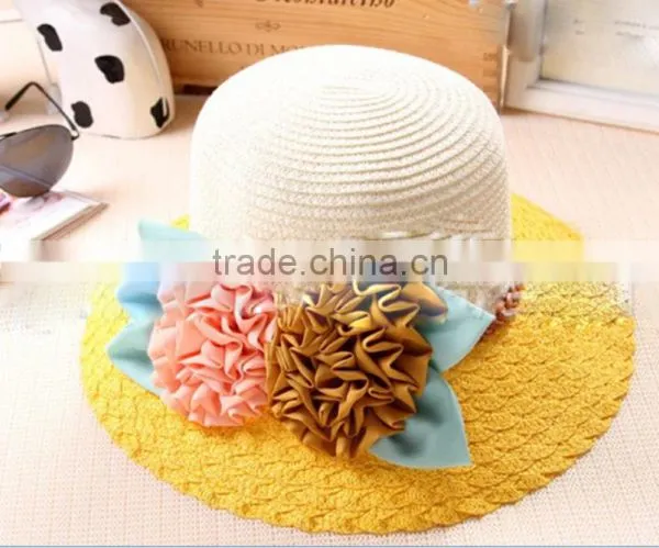 Zm40600b Cheap Price Custom Fast Delivery Straw Hat Pattern for Women photo-3