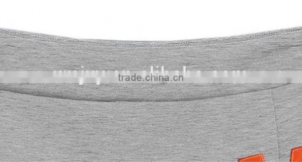 2016 Linen Gray Letters Posted Split Skirts photo-5