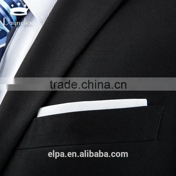 Daynoliao 3 Piece Men Suits Designer Slim Fit Made to Measure Black Navy Formal Business Suits for Men photo-3
