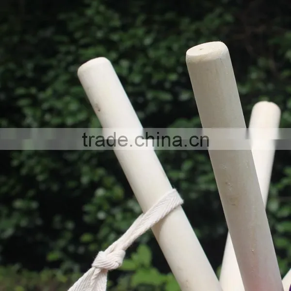 ShiJ Tipi 5-Walls Beige 100% Cotton Teepee Tent photo-5