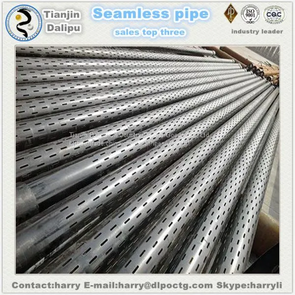 Stainless Slotted Liner Perforated Drainage Pipe Slotted Pipe photo-5