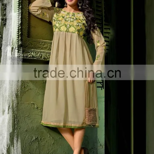 Party Wear Georgette Kurtis photo-3