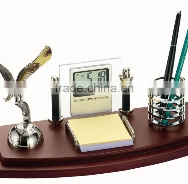 Wooden Pen Holder ,Office Decoration,Business Gifts,Souvenir,Handicrafts,Decor,Nautical Clockfts photo-2