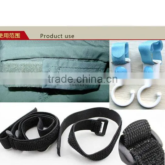 Elastic Hook & Loop Adjustable Strap Custom Buckle Belt photo-2