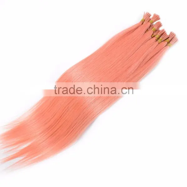 Cheap 100% Human Hair i Tip Hair Extension,factory Wholesale Price I-tip Hair Extension photo-5