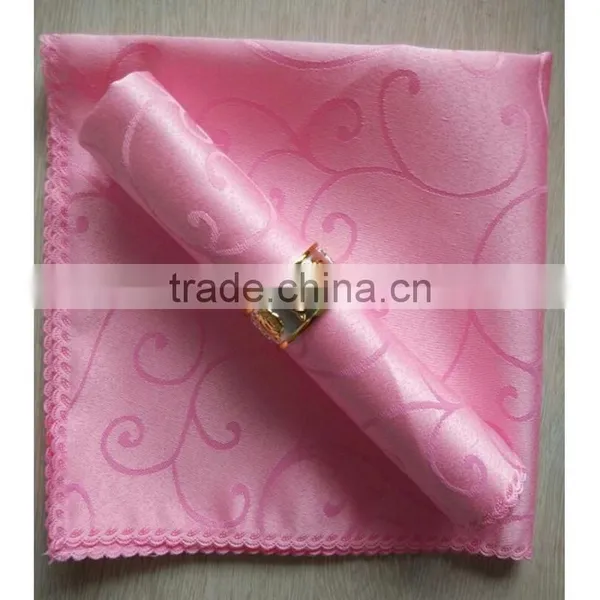 Light Color Folding Design Jacquard Table Napkin photo-5
