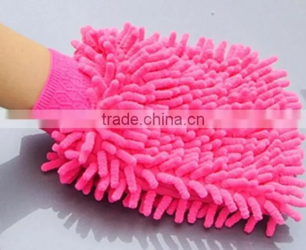 Good Quality Car Washing Gloves New Style Mitt Gloves Microfiber Dual Sided Car Wash Mitts Multipurpose Dust Cleaning Brush photo-2