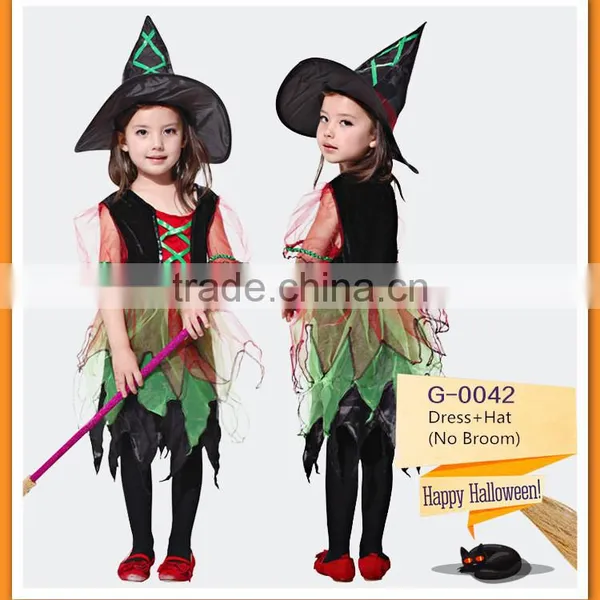 Elegant Halloween Holiday Kids Witch Dress photo-6