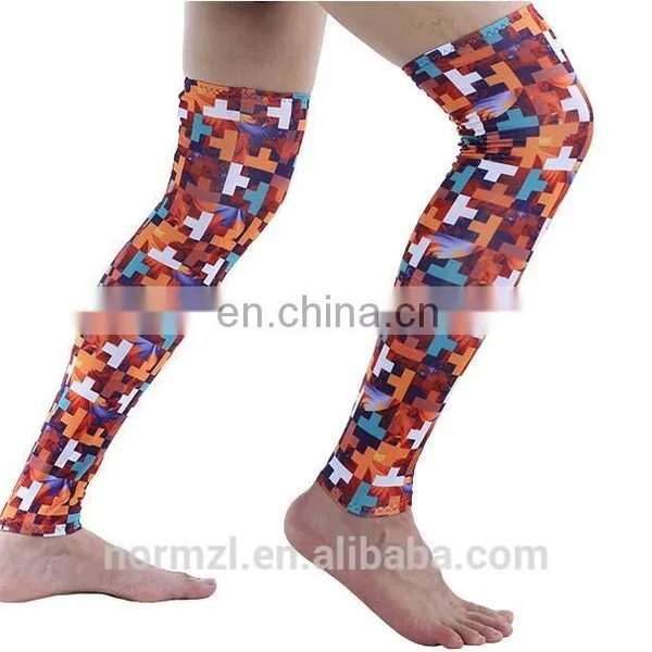 Sublimation Custom Leg Sleeves Cycling Wholesale Foot Sleeve Compression photo-2