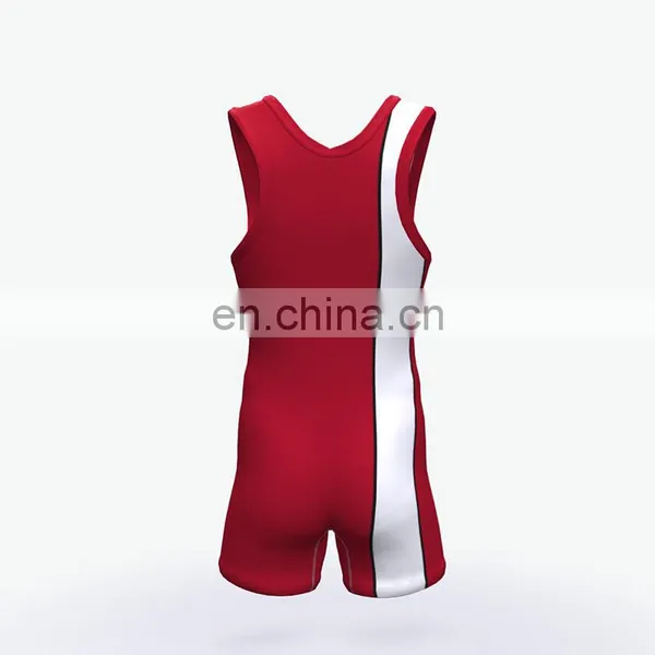 Cheap Custom Sublimation Wrestling Singlets for Sale photo-4
