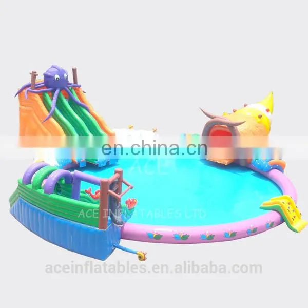 China Giant Adult Plastic Swimming Inflatable Pools photo-2