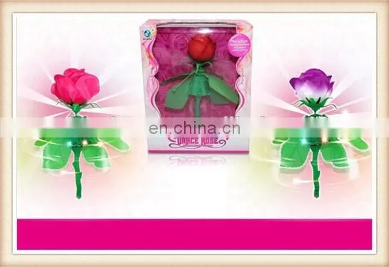 2014 hot sale rc flying toys hand sensor doll toy roses flower( three seconds to start )