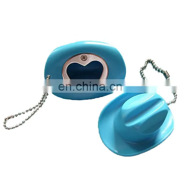 MCH-2274 Wholesale 2017 Latest Fashion Cheap Custom Cowboy Hat Keychains Innovative Corkscrew Keychains photo-3