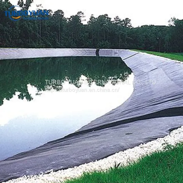 Fish Tank Hdpe Black Rolls Geomembrane Liner photo-4