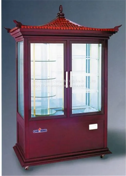 Red 60kg Countertop Display Chiller For Cafes Snack Bars photo-1