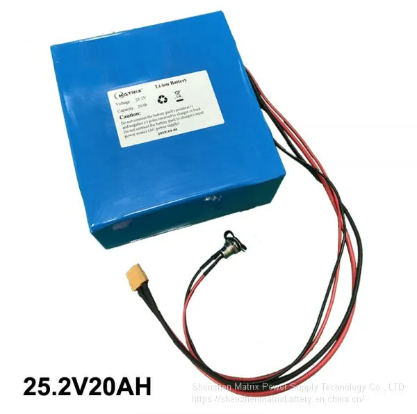 Rechargeable Lithium Ion Battery 24V 20Ah for Ebike E-scooter Electric Wheelchair