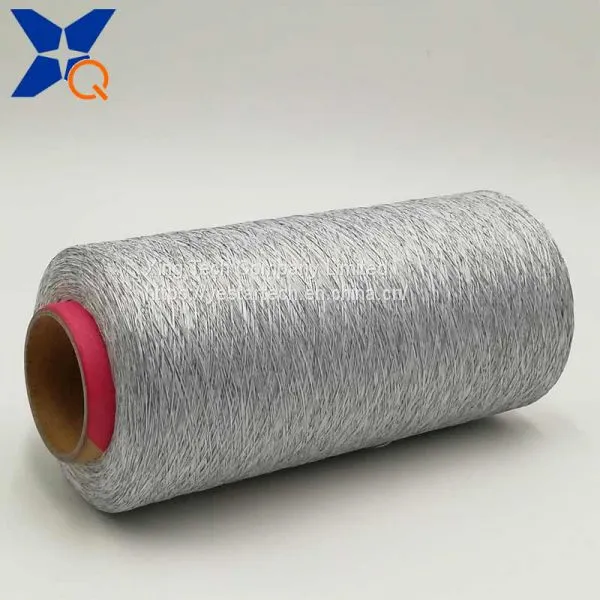 Black Carbon Inside Conductive Filaments 40D Intermingling With White Polyester DTY 150D Dyeable Touchscreen Gloves Winter-XTAA037 photo-5
