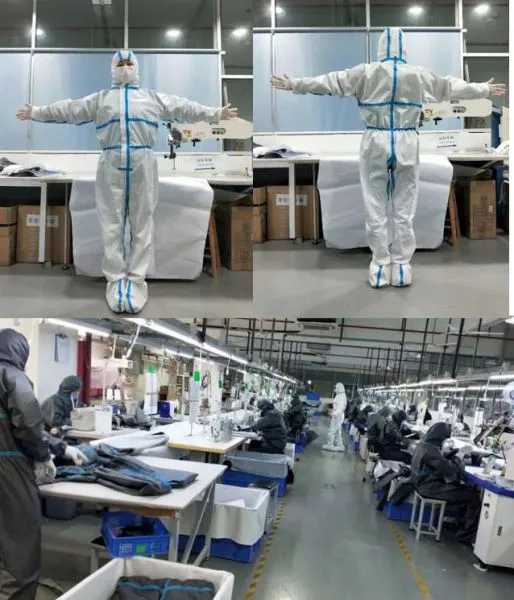 Non-Woven Disposable Coverall Protective Clothing With FDA ISO13485 Ce Isolation Cloth Medical Protective Clothing photo-2