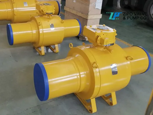 API6D Fully Welded Body Trunnion Mounted Ball Valve With Butt Weld Ends photo-3