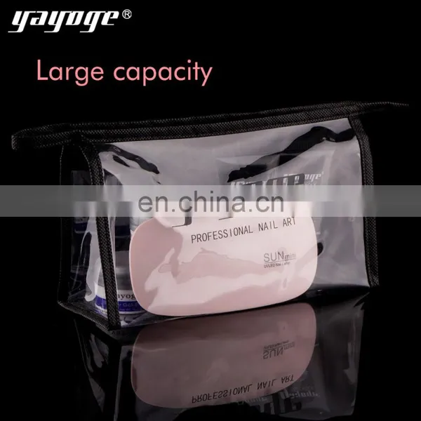 Hot Popular Clear PVC Transparent Cosmetic Bag Nail Salon Use Gel Polish Package Private Label Oem photo-4