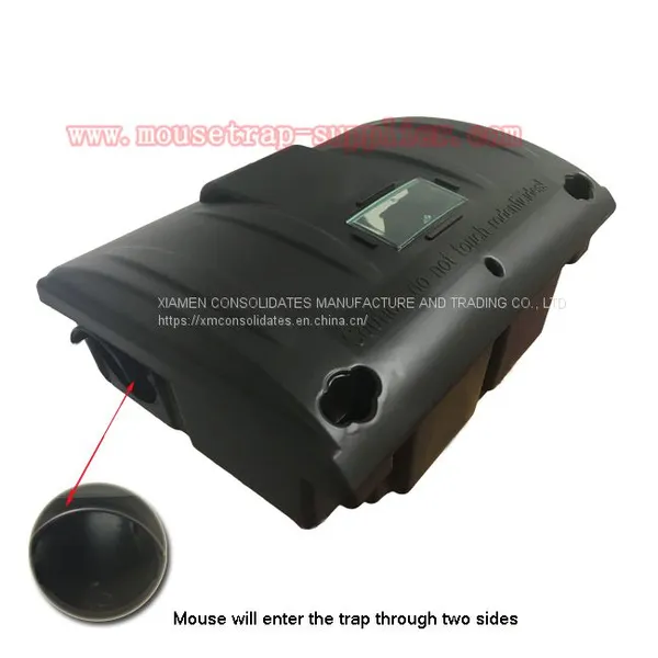 Humane Plastic Locking Rat Bait Station Trap Box for Mouse Rodent Squirrel Catcher photo-3