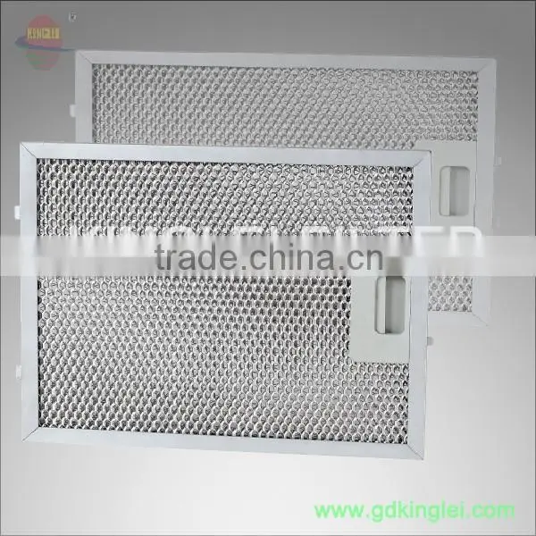 European Range Hood Filter Aluminum Frame and Meshes Plastic Lock Button photo-4