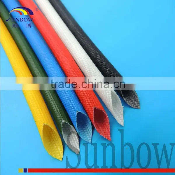 Sunbow UL High Temperature Resistant Varnished VW-1 Flame Retardant Self-extinguishable Silicone Fiberglass Sleeving photo-6