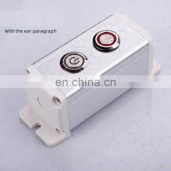 Push Button Switch Control Box Metal Electrical Waterproof Switch Box Self-reset Emergency Stop Industrial Start Control Box photo-4