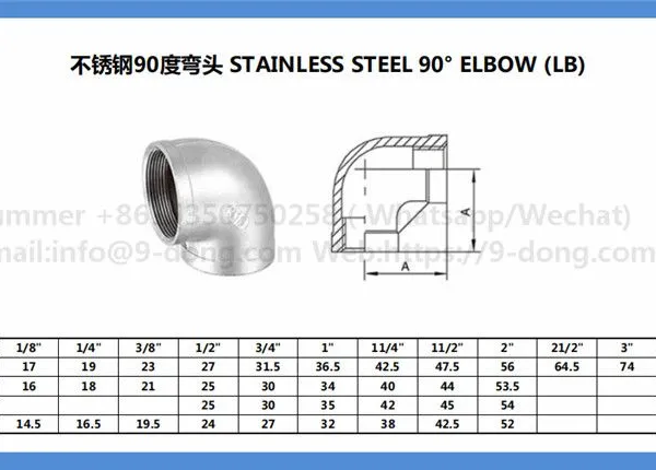 Investment Cast stainless steel 90 Degree Male Female Thread   Pipe Fitting for Valve Accessories Lost Wax Casting Fitting