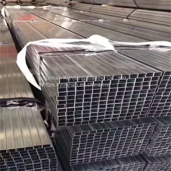 Yunnan Q235 Square Tube Wholesale Hot Dip Galvanized Square Tube 40 * 80 * 3 Square Tube Kunming Sales Square Tube photo-2