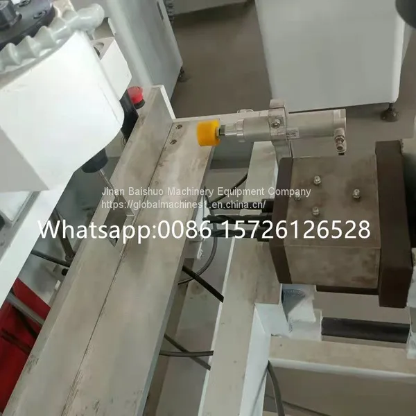 Double Head Aluminum Profile Drill Hole Lock Drilling Milling Machine photo-2